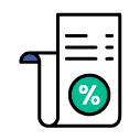 Icône tarif pour les services de réparation informatique et électronique